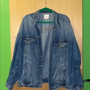 Oversized Boyfriend Jean Jacket